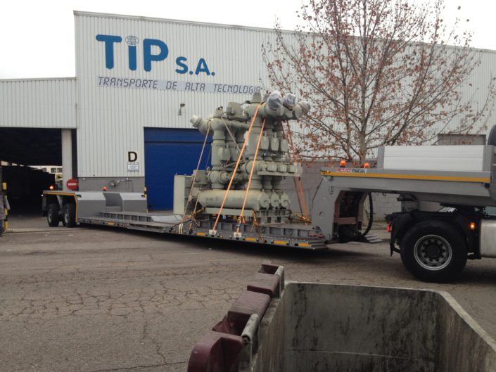 Tipsa Transporte Alta Tecnología centrales eléctricas